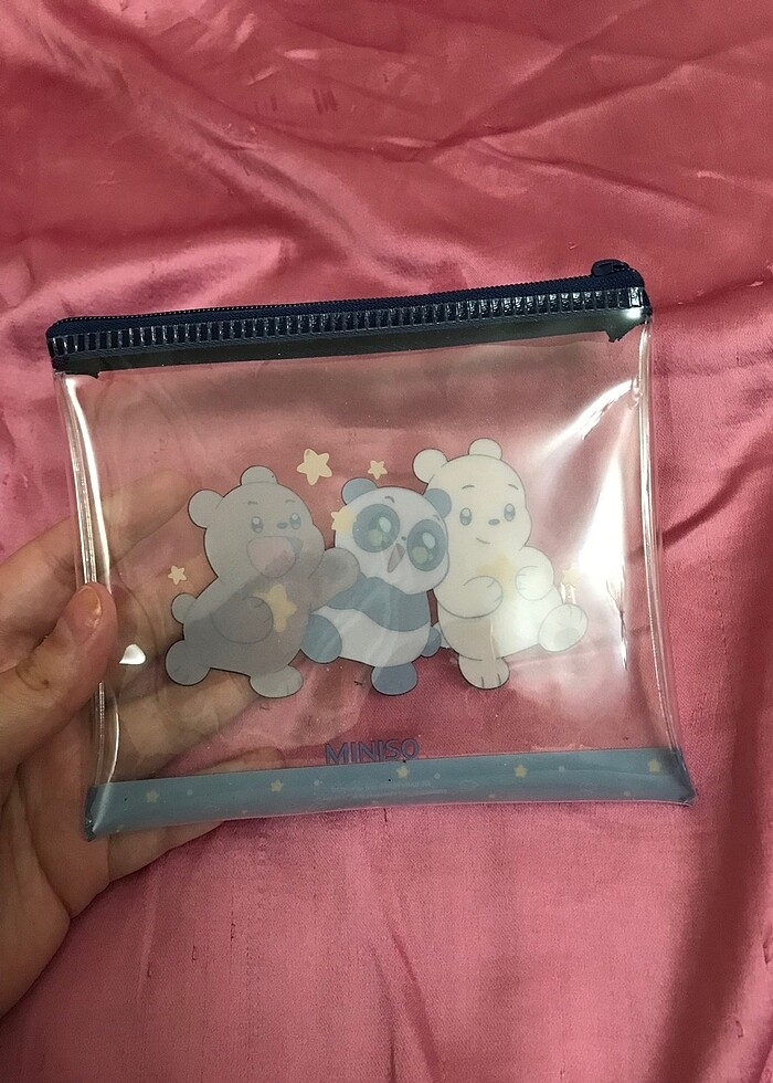 Miniso We Bare Bears'ın yeni We Baby Bears serisinden kalemlik/c - Görsel 2