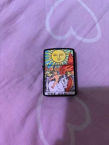 diğer Beden Tarot The Sun (Güneş) kartı baskılı çakmak