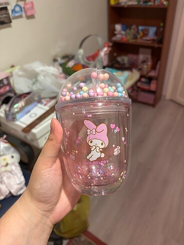 Miniso My Melody çift çidarlı bardak