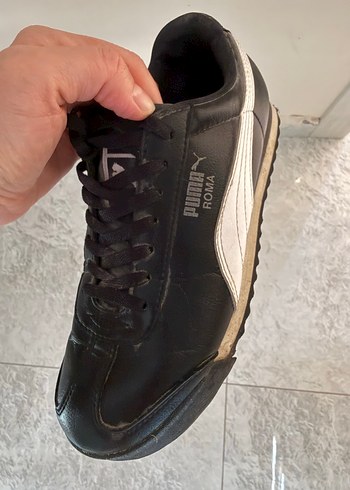 Puma Roma Siyah Beyaz Retro Sneaker