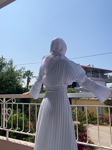 Zara Pileli belden oturttuma elbise