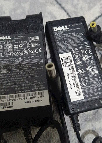 Dell Siyah Dizüstü Bilgisayar Şarj Aleti - Görsel 2