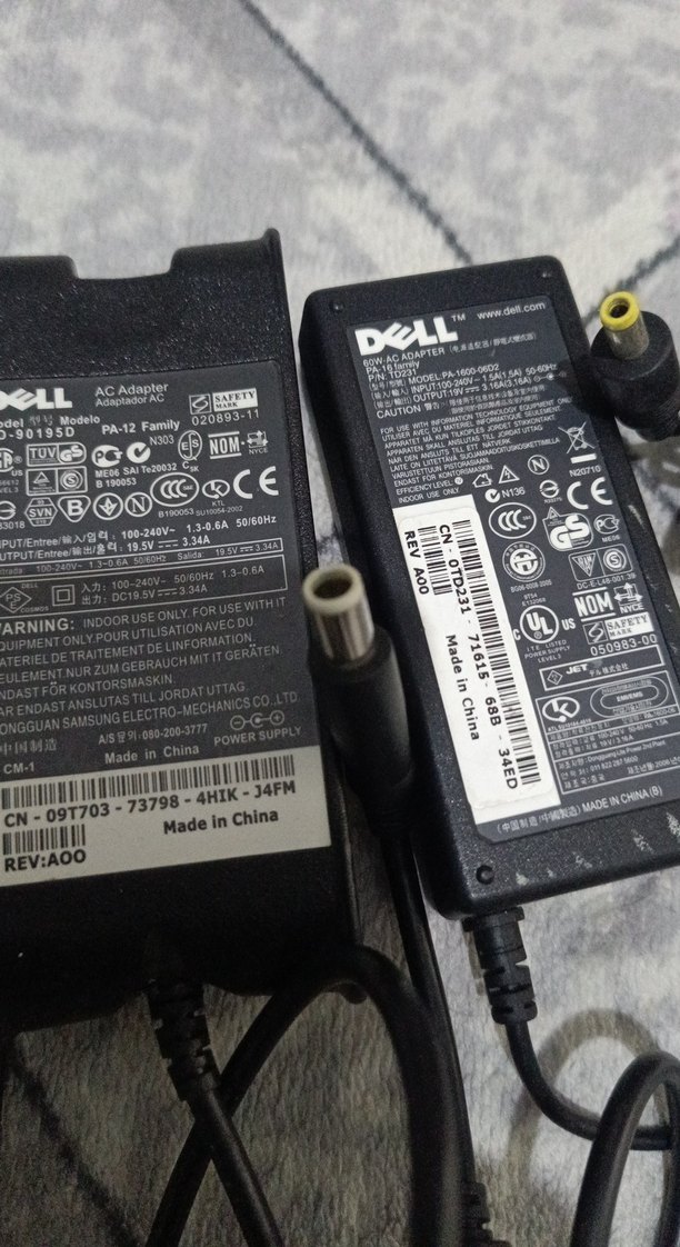 Dell Siyah Dizüstü Bilgisayar Şarj Aleti - Görsel 2