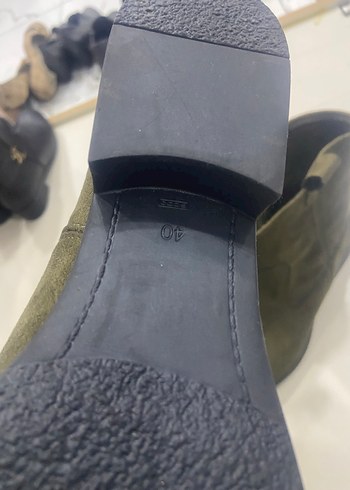 Haki Süet Tokalı Kadın Bot - Görsel 5