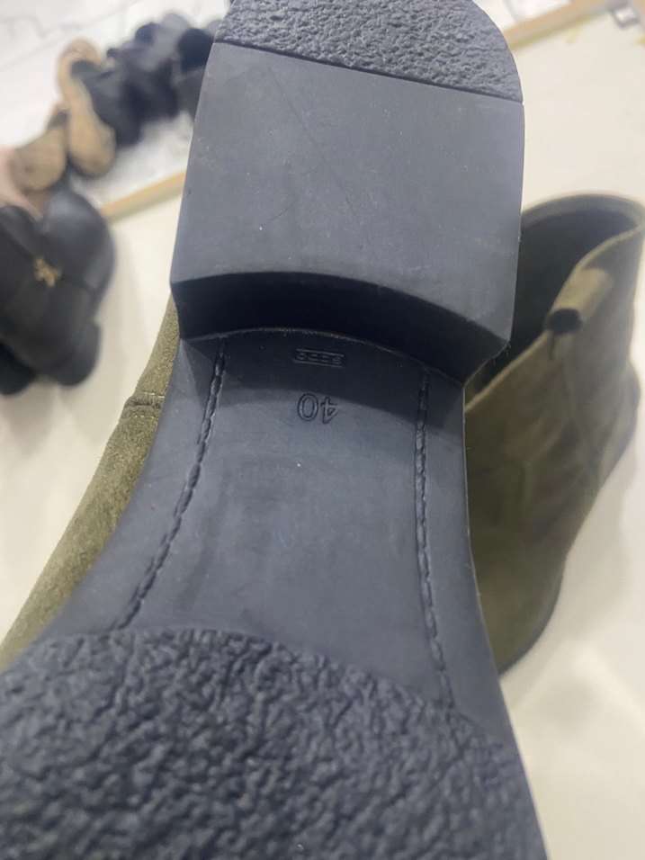 Haki Süet Tokalı Kadın Bot - Görsel 5