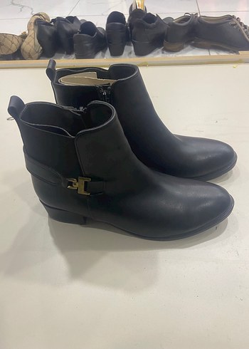 Siyah Kadın Deri Bot - Görsel 6