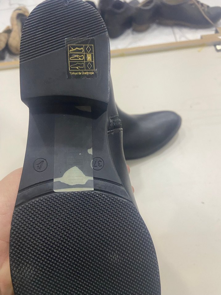 Siyah Kadın Deri Bot - Görsel 4