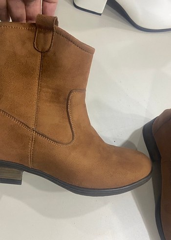 Kahverengi Süet Kadın Bot - Görsel 5
