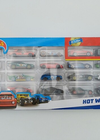 20'li Hotwheels Araba Seti