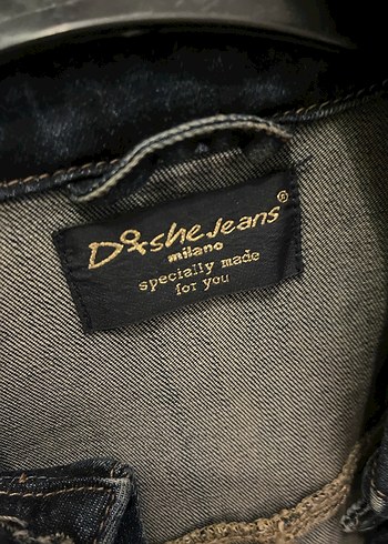 Kadın Payetli Koyu Denim Ceket - Görsel 5