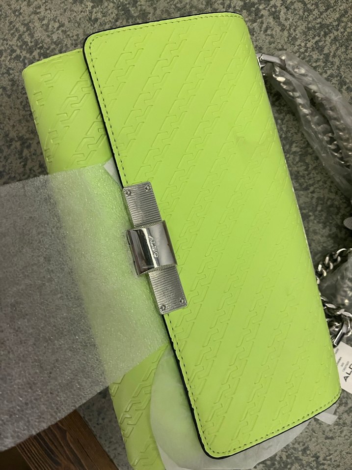 Yeşil Fermuarlı Kadın Çanta - Görsel 5