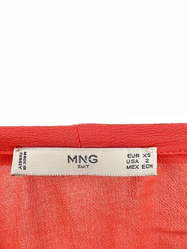 xs Beden turuncu Renk Mango Bluz %70 İndirimli.