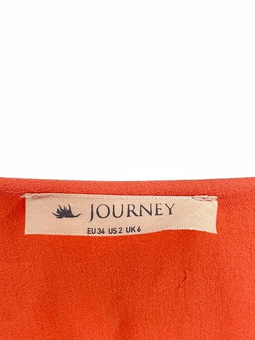 34 Beden turuncu Renk Journey Bluz %70 İndirimli.