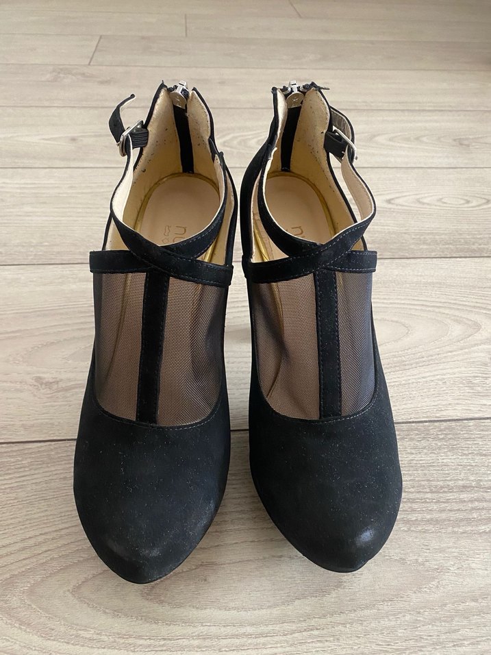 Siyah Stiletto Topuklu Kadın Ayakkabı - Görsel 4