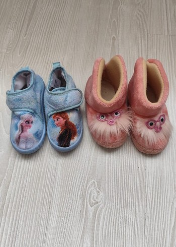 Kızlar için Pembe Kürk Detaylı Sıcak Terlik - Görsel 3