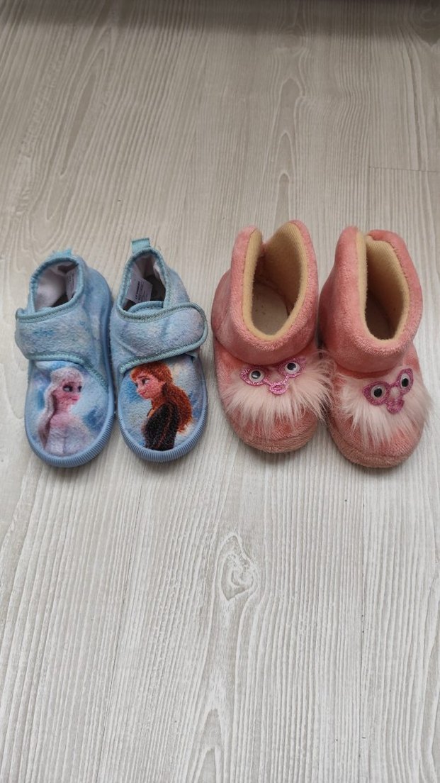 Kızlar için Pembe Kürk Detaylı Sıcak Terlik - Görsel 3