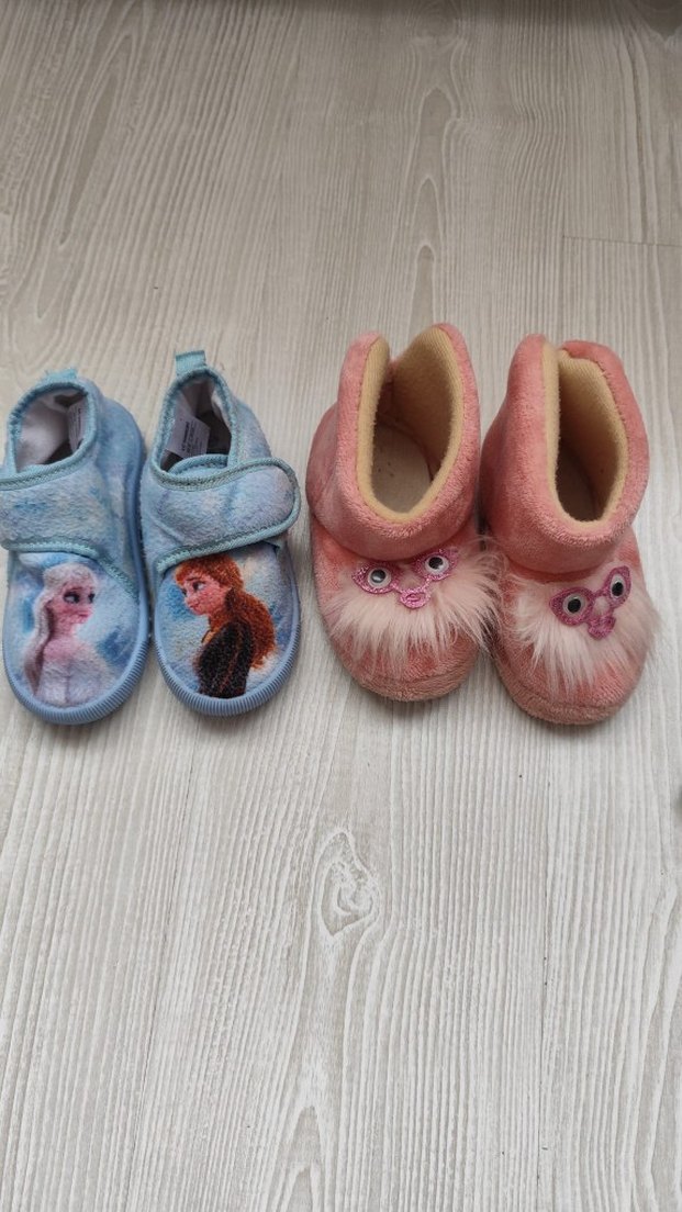 Kızlar için Pembe Kürk Detaylı Sıcak Terlik - Görsel 2