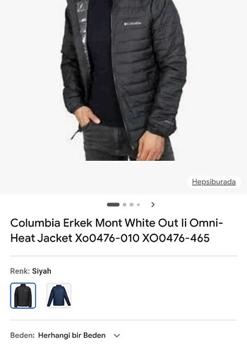 Columbia Siyah Fermuarlı Biker Mont - Görsel 5