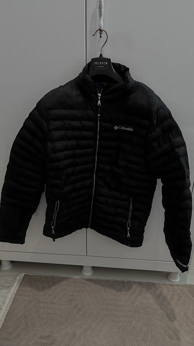 Columbia Siyah Fermuarlı Biker Mont - Görsel 2