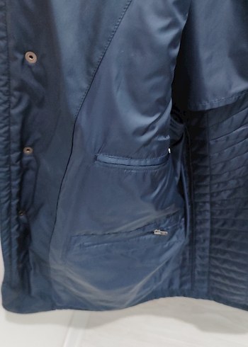 Düğmeli Lacivert Erkek Kısa Mont - Görsel 5