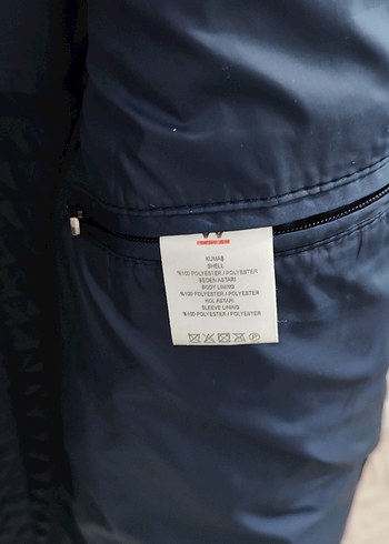 Düğmeli Lacivert Erkek Kısa Mont - Görsel 6