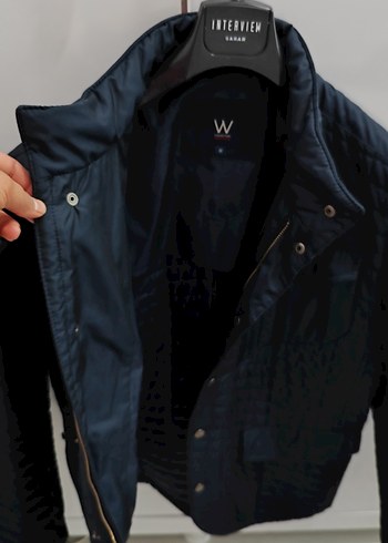 Düğmeli Lacivert Erkek Kısa Mont - Görsel 3