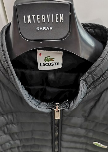 Lacoste Siyah Fermuarlı Erkek Mont - Görsel 5