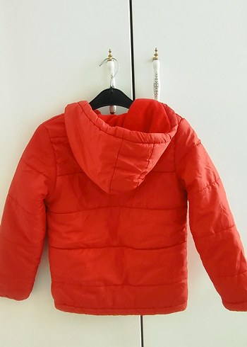 Kırmızı Fermuarlı Erkek Çocuk Mont - Görsel 3