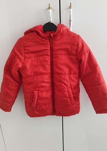 Kırmızı Fermuarlı Erkek Çocuk Mont - Görsel 4