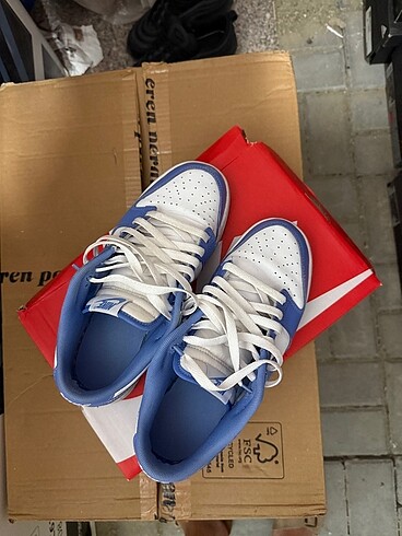 40 Beden mavi Renk Dunk low polar blue