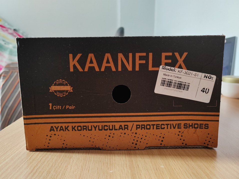 Çelik Burunlu Mekap İş Ayakkabısı (Kaanflex) - Görsel 4