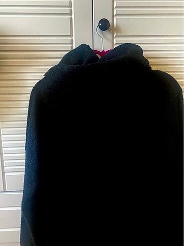 m Beden Koton Siyah Polar Sweatshirt