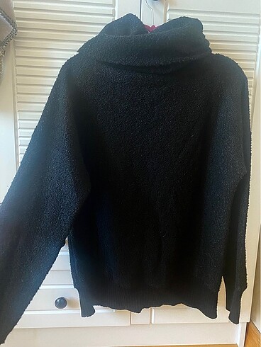 m Beden siyah Renk Koton Siyah Polar Sweatshirt