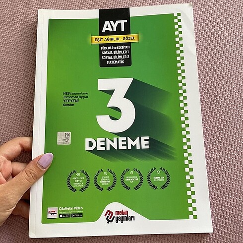 Metin Yayınları AYT 3 Deneme