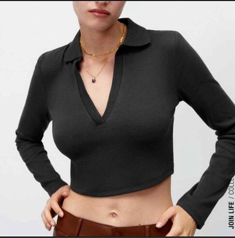 Zara crop top üst