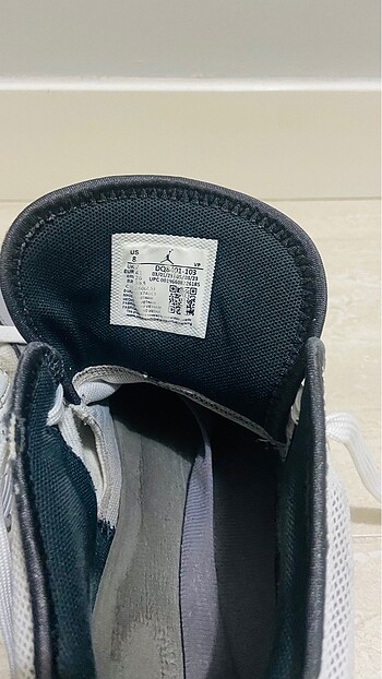 41 Beden beyaz Renk Orjinal Jordan basketbol spor ayakkabı