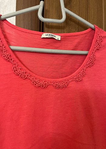 Dantel Detaylı Kırmızı Kadın Atlet - Görsel 2