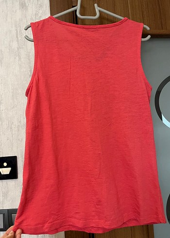 Dantel Detaylı Kırmızı Kadın Atlet - Görsel 3