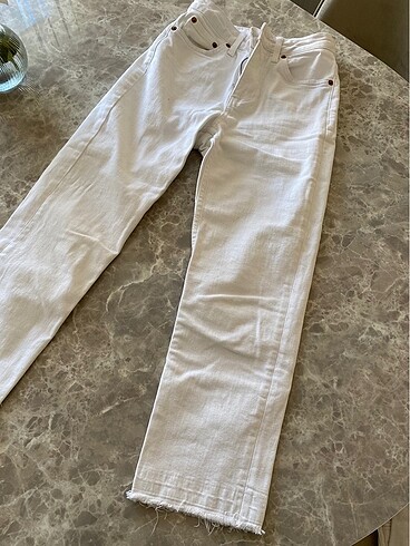 xs Beden beyaz Renk Topshop pantolon
