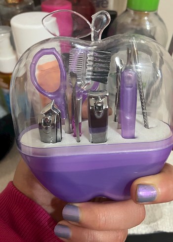 Pastel Mor Manikür Seti - Görsel 2