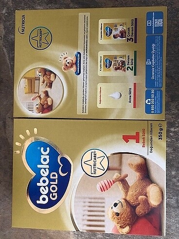 Bebelac gold 1 numara 7li paket 350şer gram