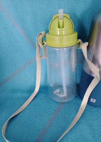 Çocuklar için Mavi Termos Şişe matara - Görsel 2