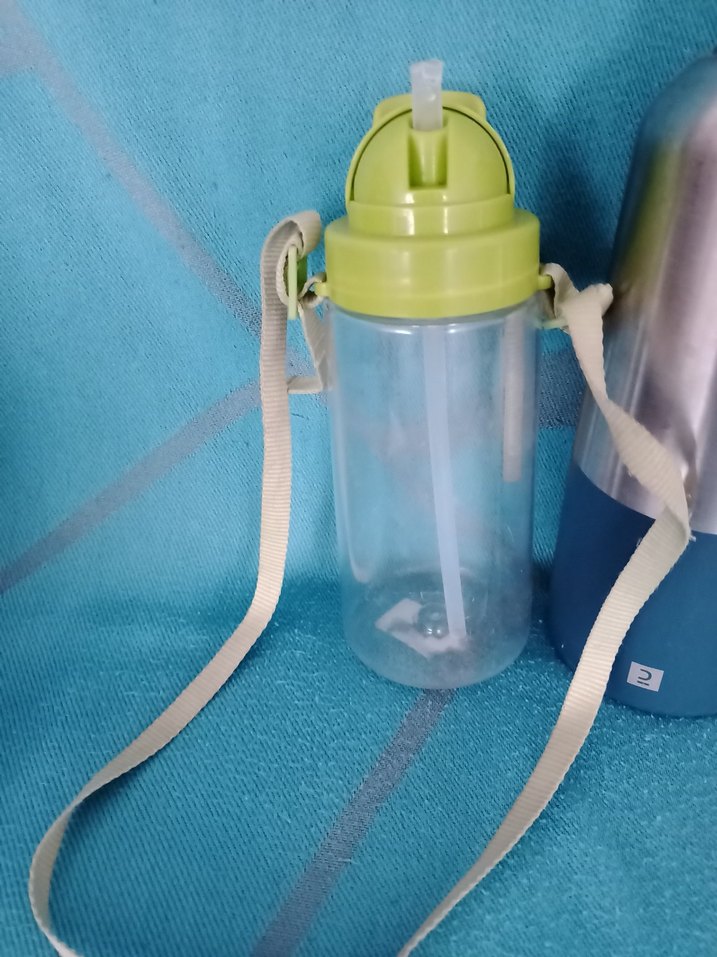 Çocuklar için Mavi Termos Şişe matara - Görsel 2