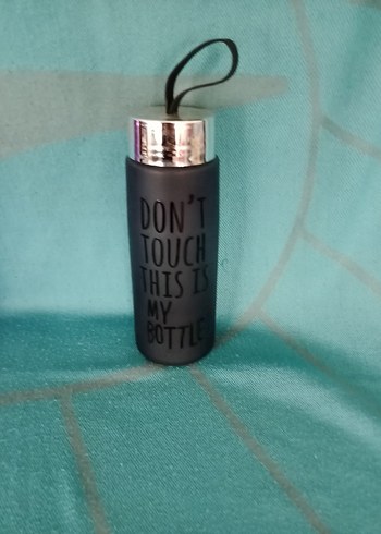 Mor  ve siyahRenkli cam  matara - Görsel 2