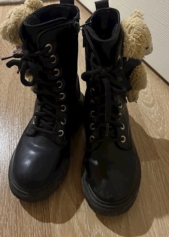 Peluş Ayıcıklı siyah bot - Görsel 3