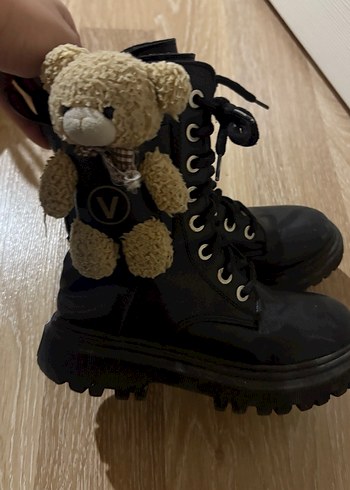 Peluş Ayıcıklı siyah bot - Görsel 2