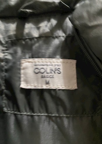 Fermuarlı haki Kadın şişme Yelek - Görsel 2