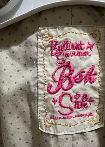 Kemerli Kısa Kollu Bej Kadın Ceket - Görsel 4