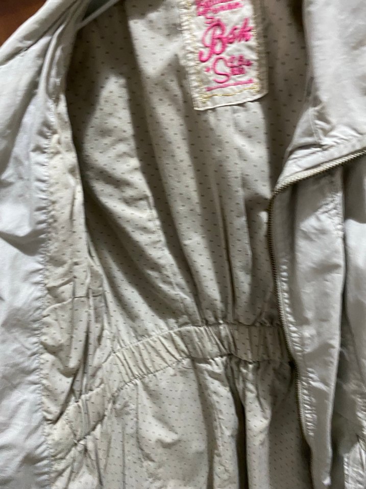 Kemerli Kısa Kollu Bej Kadın Ceket - Görsel 3