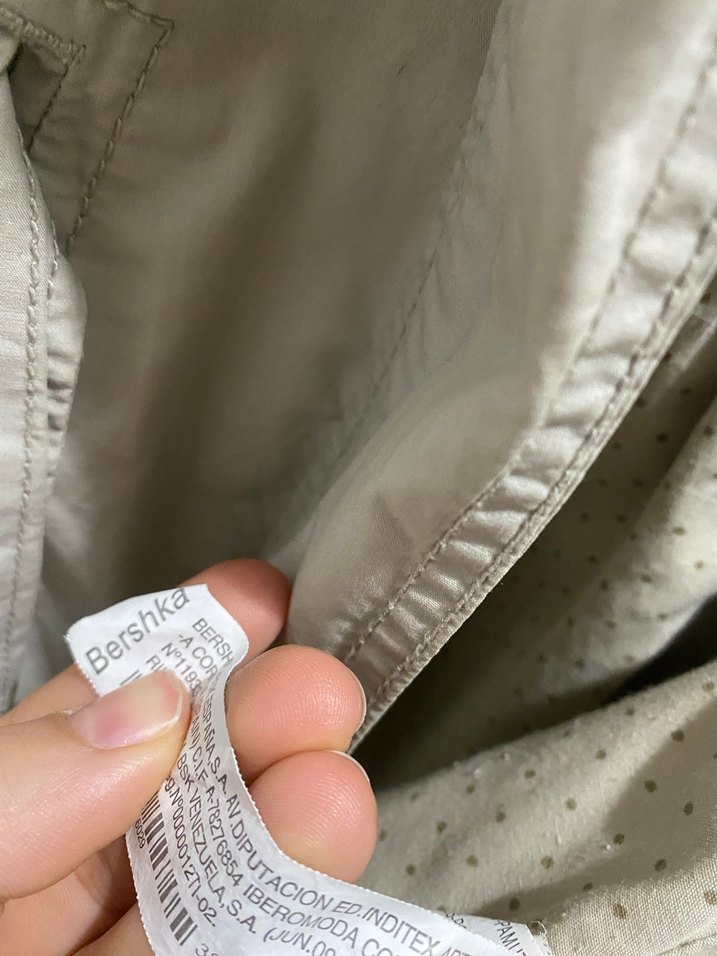 Kemerli Kısa Kollu Bej Kadın Ceket - Görsel 5